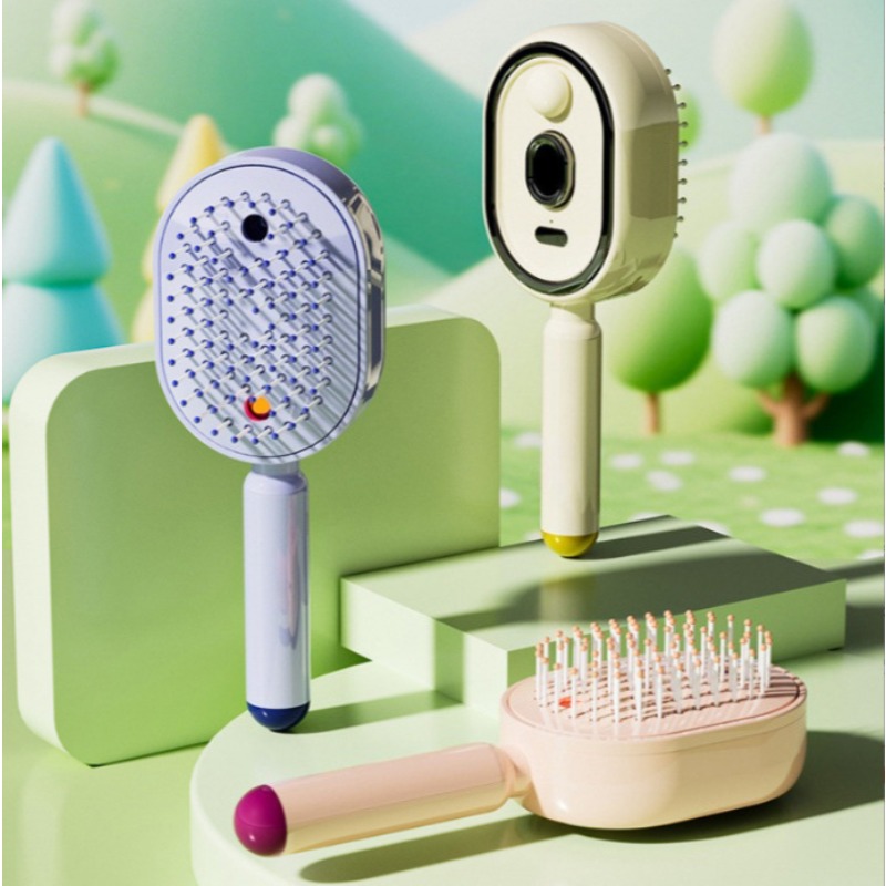 Hair Care Essential Oil Atomizing - Elektrischer Sprüh-Airbag-Massagekamm mit ätherischer Ölzerstäubungspflege für