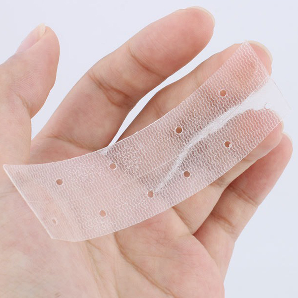 Hair Extension Tape In - 36/72 Stück schwarzes doppelseitiges Klebeband, 7,6