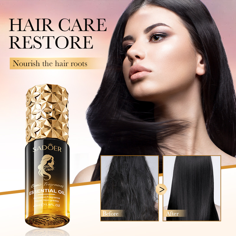 Hair Care Orange - SADOER Essenzöl Haarpflege Reparaturserum Duft Glättend