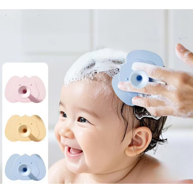 Hair Care For Baby - Baby Silikon Shampoo Bürste Haar Kamm