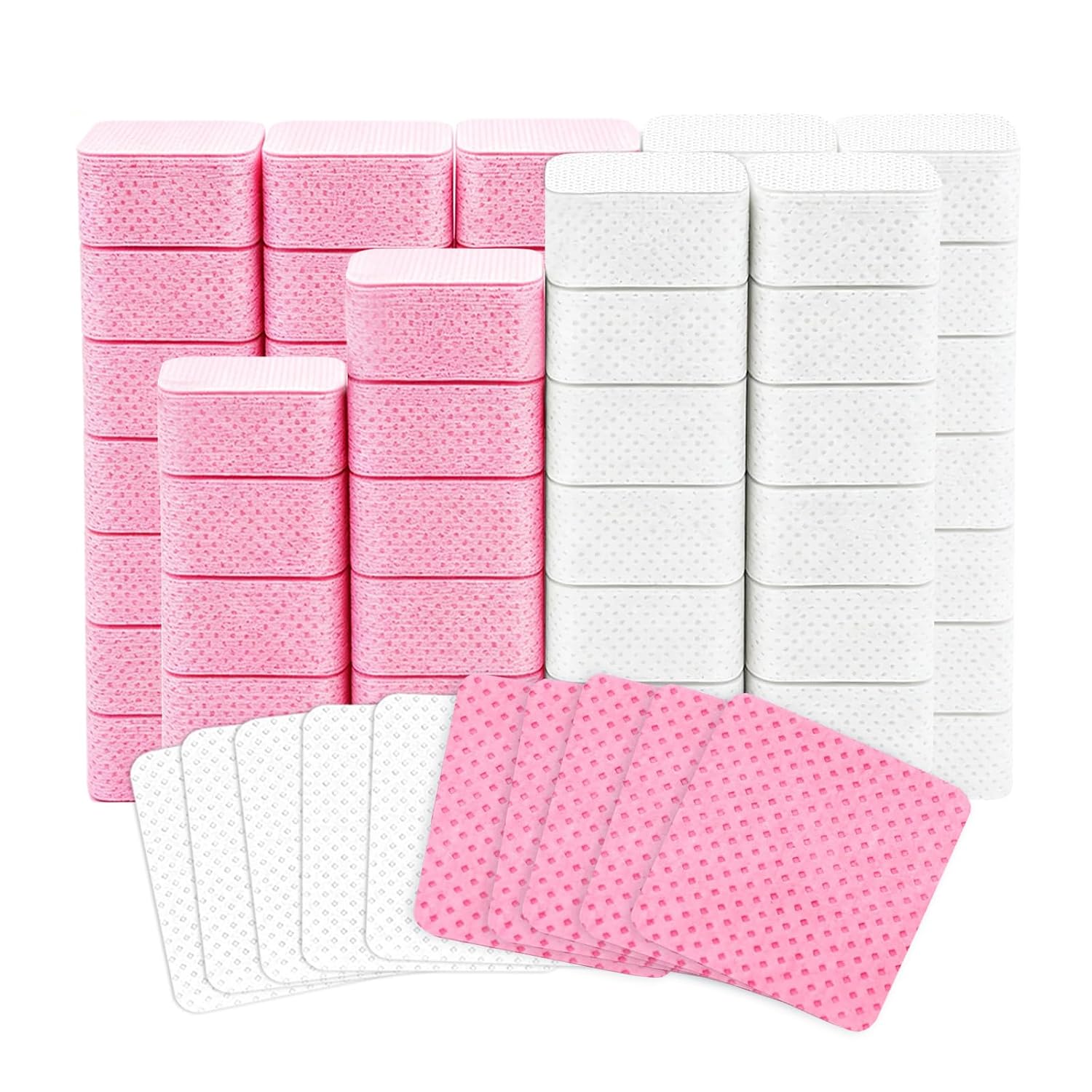 Hair Care Gel - 50 Stück fusselfreie Nagellackentferner-Tücher, bunte Baumwolltücher,