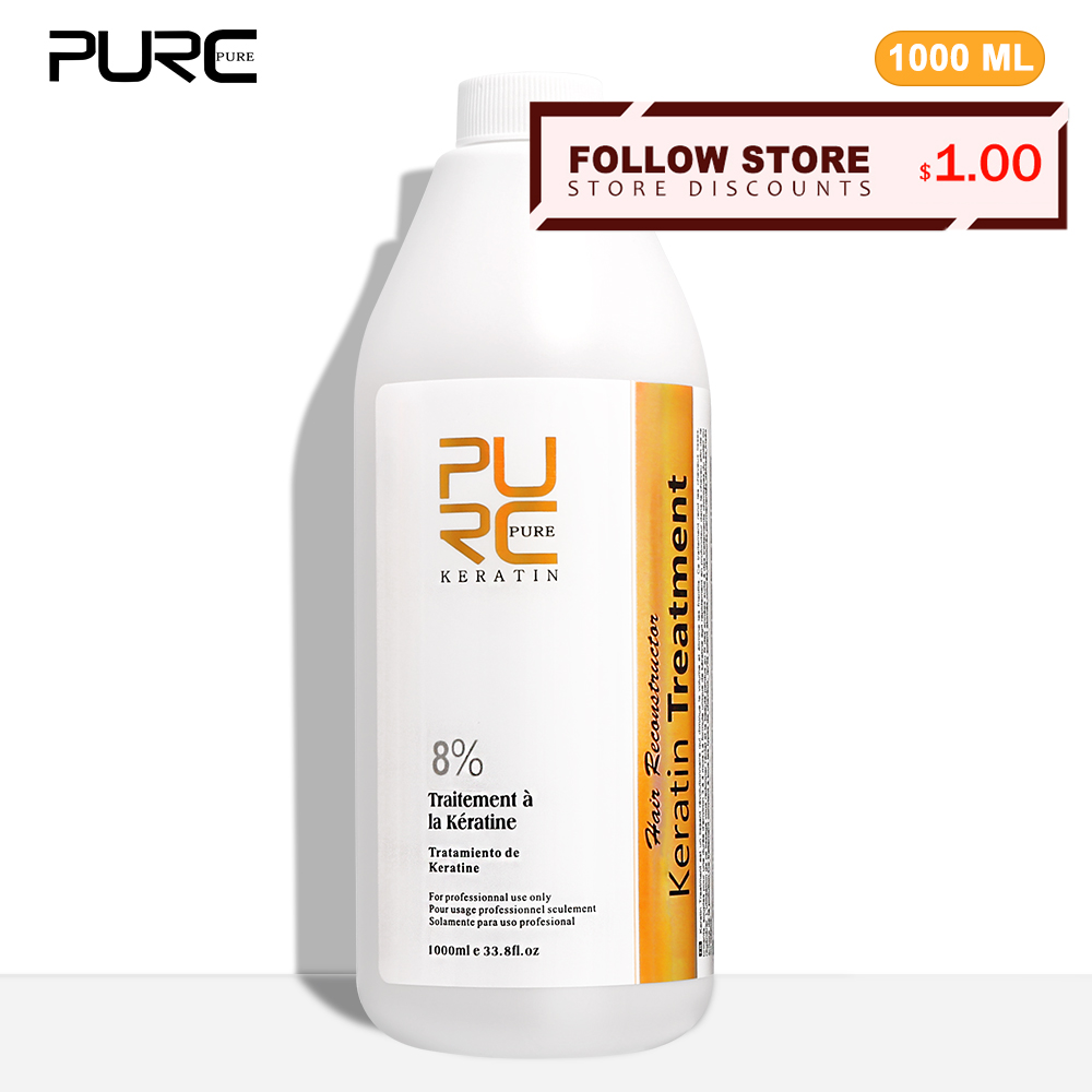 Hair Care Nutrition - PURC 8 % Keratin-Glättungsbehandlung, krauselige Entfernung,