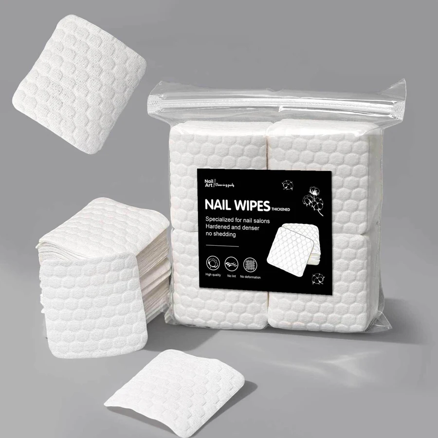 Hair Care Gel - 200 Stück fusselfreie Nagelreinigungstücher, langlebige Nagelreinigungspads,