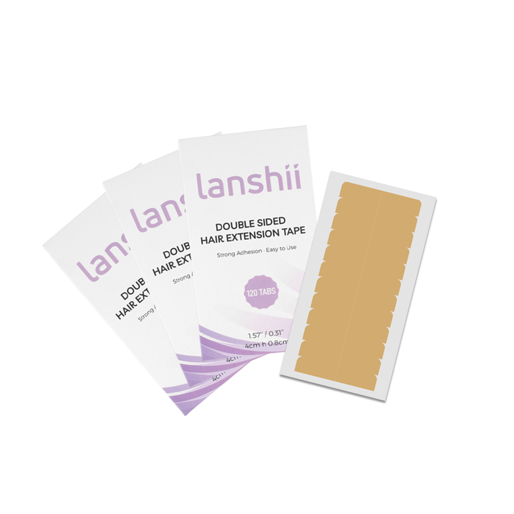 Hair Extension Tape In - Lanshii 360 Stück doppelseitiges Ersatzband für