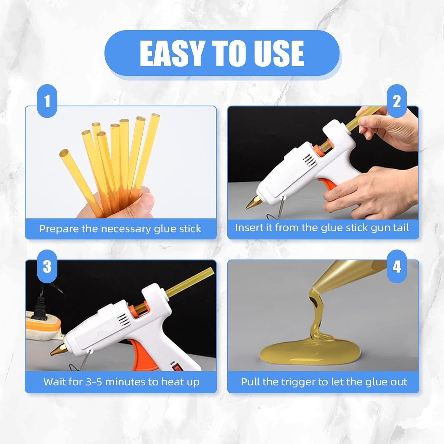 12 Stück Keratin-Klebestifte f – Glue Gun Hair Bewertung und Preis