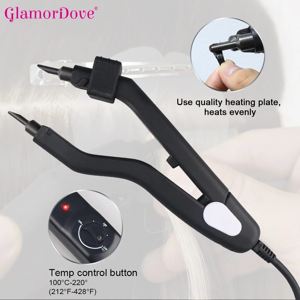 Haarverlängerung Heizung Eisen – Glue Gun Hair Bewertung und Preis