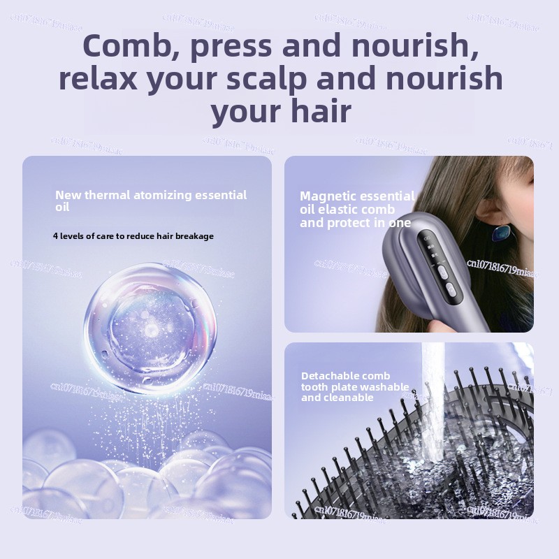 Elektrischer Kopfhaut-Massagek – Hair Care Essential Oil Atomizing Bewertung und Preis